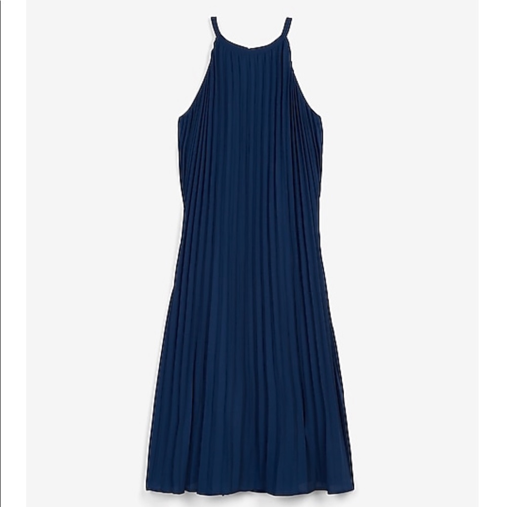 Express - Pleated Trapeze Dress